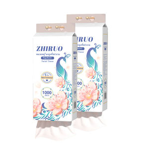 Paquet de mouchoirs suspendus 5 plis personnalisés, multifonctionnels, à tirage par le bas, en pâte de bois, pour usage facial - Product Image 3