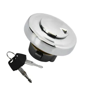 ชุดล็อคฝาถังน้ำมันเชื้อเพลิงโครเมี่ยมสำหรับยามาฮ่า <span class=keywords><strong>dragstar</strong></span> V-Star XVS125 XVS250 XVS400 XVS950 XVS650 - Product Image 2