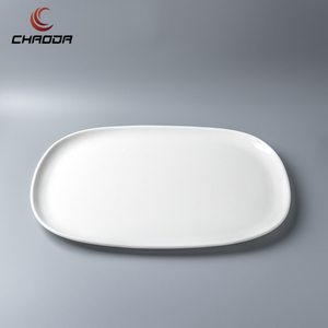Assiettes de buffet en porcelaine personnalisées pour hôtel, vaisselle de luxe en céramique, grande taille 22,5 pouces, assiettes à dîner pour restaurant - Product Image 3