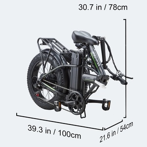 Gấp Xe Đạp Leo Núi Điện Jinghma R8 Nhà Máy Giá 48V 800W 15ah Gấp Xe Đạp Với Hai Chỗ Ngồi Có Thể Gập Lại Chất Béo Xe Đạp - Product Image 6