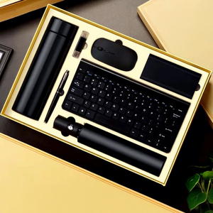 Set de Regalo de Accesorios de Oficina con Logotipo Personalizado FX, Set de Regalo Empresarial con Teclado, Ratón, Bolígrafo y Cuaderno - Product Image 4