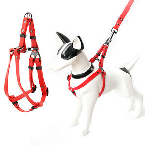 Set kerah dan tali anjing 2025 Evernew, Harness mewah ringan untuk anjing dan tali hewan peliharaan yang dapat ditarik luar ruangan mudah - Product Image 1