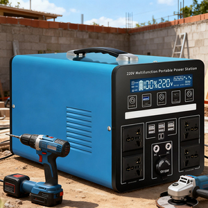 สถานีไฟฟ้าพกพาขายดี 756WH 1200W 220V แบตเตอรี่ LiFePo4 สำหรับตั้งแคมป์กลางแจ้ง - Product Image 2