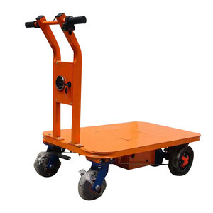 Electric Trolley / Electric <b>Transport</b> Trolley / 1 Ton Electric Flatbed Cargo <b>Transporter</b> for Cargo <b>Transport</b> - Product Image 3