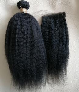 Paquetes de cabello humano liso rizado 10A Yaki <span class=keywords><strong>Promo</strong></span> Mink brasileño cutícula alineada cabello indio peruano virgen proveedor de cabello humano - Product Image 4