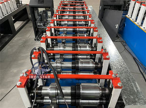 เครื่องขึ้นรูปเหล็กม้วนเย็นแบบ <span class=keywords><strong>2</strong></span> in 1 สำหรับเหล็กฉากและเหล็กโอเมก้า รุ่น cd ud - Product Image 3