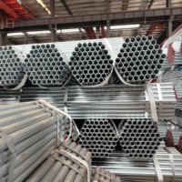 Tuyau en acier galvanisé soudé ERW DN50-DN250 6m Z350 avec structure à plaque de serrage pour support de tuyauterie et échelle de câbles d'usine chimique