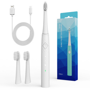 Mini brosse à dents électrique, produit buccal personnalisé, étanche, vente en gros, - Product Image 1