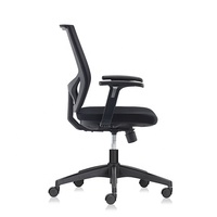 Meubles de luxe Chaise de travail pivotante au design moderne Chaises de bureau ergonomiques en maille pour ordinateur en tissu pivotant