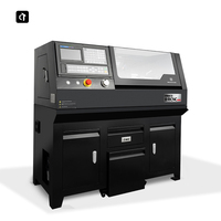 Mini tour CNC21C horizontal à lit plat GSK à broche unique, de moyenne capacité, 210, pour bureau
