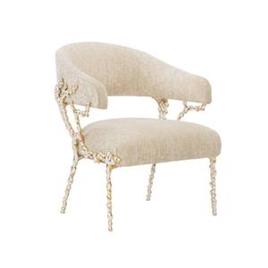 JINS-Fauteuil <span class=keywords><strong>de</strong></span> luxe en cuivre doré pour salon, chambre à coucher, hôtel, villa, décor à la mode pour salon et maison - Product Image 3