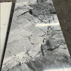 Moderne Bambus kohle Holz furnier dekorative Wand platte 3D PVC Interieur Home TV Hintergrund wasserdichte Marmor Carbon Rock Board - Product Image 3