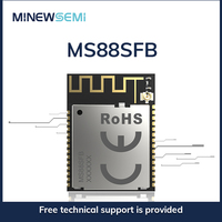 Minewsemi PA LNA NRF52840 Soc Módulo Bluetooth Mesh Económico BLE 5.4 +20dbm PA Inalámbrico ANT Zigbee Thread IoT