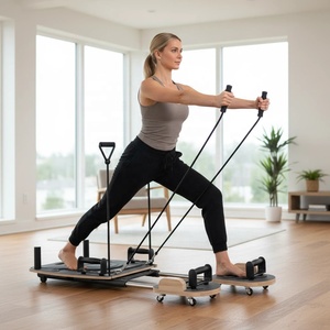 CZFIT Tabla de Pilates Plegable Portátil y Resistente, con Resistencia Ajustable, Retráctil, Multifuncional, para Ejercicios Abdominales - Product Image 6