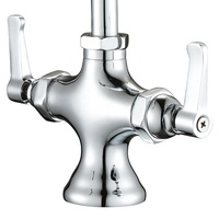 Robinet de cuisine moderne à 1 trou en acier inoxydable, avec poignée en alliage de zinc et cartouche en laiton céramique, certifié Watermark, pour économie d'eau - Fourniture directe usine