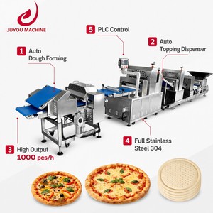 Linea di Produzione Automatica ad Alta Resa per Pressa Impasto <span class=keywords><strong>Pizza</strong></span> e Applicazione Ingredienti per Fabbriche di <span class=keywords><strong>Pizza</strong></span> Surgelata - Product Image 4