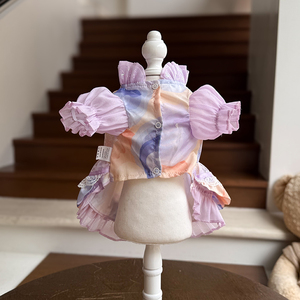 Vêtements d'hiver pour chiens, nouveau style, robe de princesse pour petits chiens et combinaison pour Bichon Frise, vente en gros disponible - Product Image 5