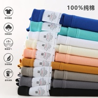 Kaos Unisex Berat Bahan Katun Combed, Kerah Bulat, Lengan Pendek, Model Drop Shoulder, 230GSM, Atasan Basic Sehari-hari