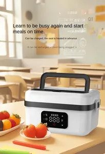 Boîte à lunch électrique 1L en acier inoxydable et plastique pour le bureau, <span class=keywords><strong>la</strong></span> maison, <span class=keywords><strong>la</strong></span> voiture, l'extérieur, pour garder les aliments au chaud - Product Image 6