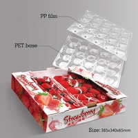 Scatole in Cartone Ondulato Personalizzate per Confezioni Regalo di Fragole Fresche con Stampa Logo