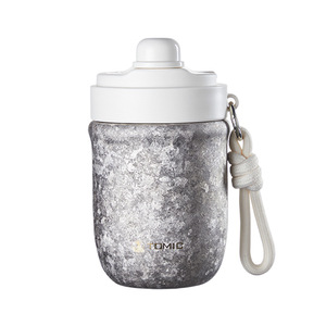 Tasse à café en titane pur Temeco avec paille, 300 ml, isolée, légère, pour usage extérieur - Product Image 2