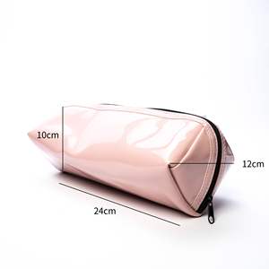 Trendy ISO BSCI Factory Waterproof PU Cosmetic <b>Bags</b> with Zipper Closure Lady Style for Toiletry <b>Makeup</b> <b>Brush</b> <b>Bag</b> for Outside Use - Product Image 2
