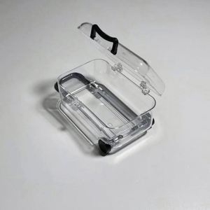 Caja de Almacenamiento de Joyas Transparente, Portátil, de Plástico, Mini Maleta, para Accesorios para el Cabello, Personalizable, Decorativa, Promocional, para Dulces o Artículos de Seda - Product Image 3