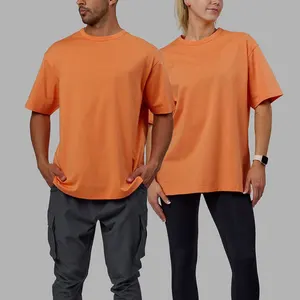 Groothandel Custom T-Shirts Met Custom Label Logo Blanco T-Shirts Voor Het Afdrukken Van Oversized Tshirt Unisex