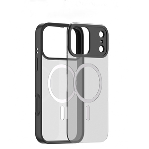 Nueva Funda Magnética Transparente de Acrílico <span class=keywords><strong>CK</strong></span> de Alta Calidad y Grosor para iPhone 17 Pro Max, Carga Inalámbrica, Cubierta Trasera Desmontable - Product Image 1