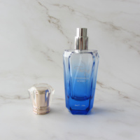 Emballage cosmétique en verre de luxe sur mesure, haute qualité, flacon de parfum vide 35 ml, vaporisateur à pompe, impression sérigraphique avec boîte