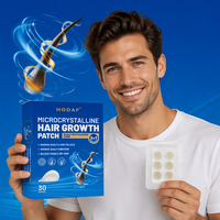 Patch capillaire microcristallin dissolvable, apport nutritif aux cuirs chevelus à base de plantes, fabricant OEM