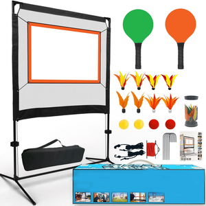 <span class=keywords><strong>Kit</strong></span> d'entraînement de <span class=keywords><strong>badminton</strong></span>, tennis et pickleball personnalisable OEM/ODM pour <span class=keywords><strong>jeu</strong></span> de paddle-ball intérieur et extérieur avec raquette et filet - Product Image 2