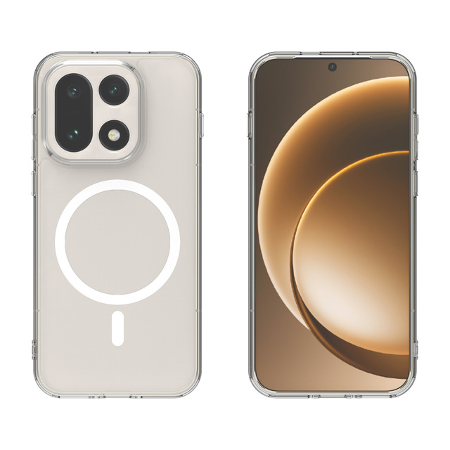1.5mm Clear TPU+PC Magnetic Anti-Fall Shockproof Dirt-Resistant Mobile Phone Case for OnePlus ACE6/15R/13/15
