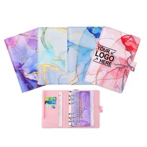 Organisateur de budget en cuir PU A6 personnalisé pour espèces, avec logo, vente en gros d'usine - Product Image 1