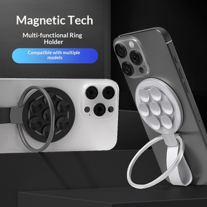 Supporto Magnetico Pieghevole per Telefono con Ventosa in Silicone e Specchio, Portatile e Universale per Bagno, Cucina e Viaggi - Product Image 1