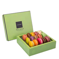 Boîte d'Emballage Conteneur en Papier Biodégradable de Haute Qualité pour Macarons, Gâteaux et Cupcakes, Personnalisable avec Logo pour Pâques, Vente en Gros