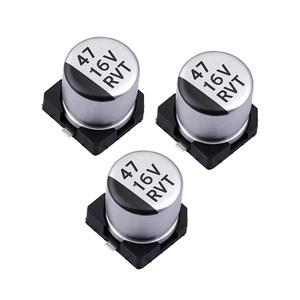 Samxon egt107m1ee11rrshpr 100uF 25V d63mm l11mm qua lỗ 5000h tụ điện điện phân nhôm - Product Image 1