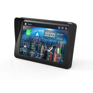 Reproductor con pantalla táctil de 7 pulgadas para coche, dispositivo de navegación GPS con mapas gratuitos, 8GB de ROM, compatible con <span class=keywords><strong>Radio</strong></span> <span class=keywords><strong>FM</strong></span>, MP3 y MP4 - Product Image 1