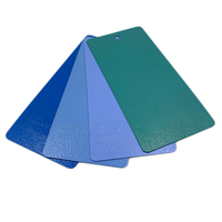Poudre électrostatique de couleur bleue de rides enduisant la poudre de peinture métallique d'or