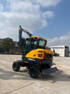 รถขุดล้อยาง HW60ECO น้ำหนักใช้งาน 5.75 ตัน ความจุบุ้งกี๋ 0.21 ลบ.ม. ความเร็วสูงสุด 29.7 กม./ชม. ขายดี - Product Image 2