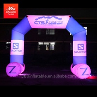 Arche gonflable géante publicitaire extérieure personnalisée, imperméable, avec éclairage LED, à vendre
