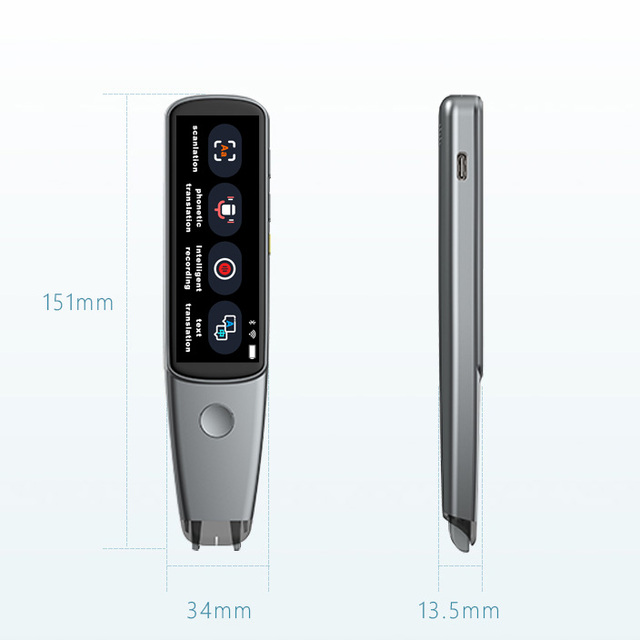 2026 Hot Selling 2.98" Inch Color Display 112 Languages Multi-line Scanning Touch Screen Portable Voice Google Translator
