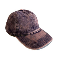 Casquette de baseball en jean délavé brodée sur mesure, style vintage vieilli, avec logo personnalisé, respirante, imperméable, sportive et formelle