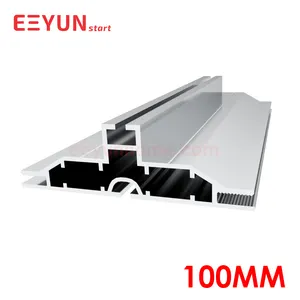 Manufacturer Customize SEG 100MM Stand 6063 6061 Extrusion Aluminum Frame For Fabric Textile Lightbox