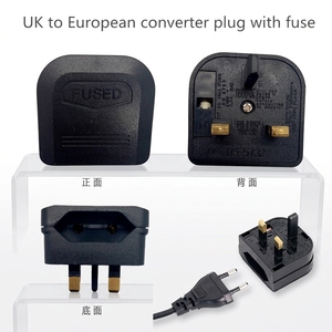 <strong>Uk</strong> Plug <strong>Adapter</strong> <strong>Eu</strong> <strong>to</strong> <strong>Uk</strong> Plug Adaptor Converter 2 Pin <strong>to</strong> 3 Pin Europe <strong>to</strong> <strong>Uk</strong> BS CE BS-1363 UKCA Approval - Product Image 3