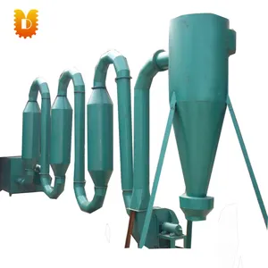 three cylinders rotary drum dryer/wood sawdust flash dryer/sawdust cyclone dryer