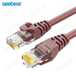 Seebest kabel Ethernet Cat6, kabel komunikasi, kabel Patch Utp 1m 2m 3m 5m utp, kabel Patch cat5