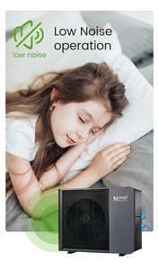 R32 thân thiện với môi nguồn không khí sưởi ấm và nước làm mát để nước DC Inverter bơm nhiệt với năng lượng mặt trời hộ gia đình ứng dụng - Product Image 4