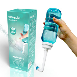 Waterpulse индивидуальный BPA Бесплатно 400 мл 2 насадки силиконовый ручной портативный биде - Product Image 1