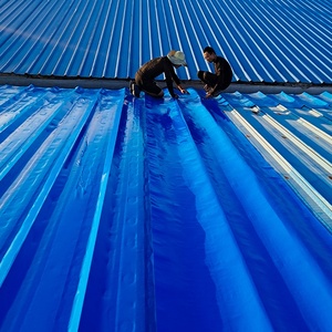 Màu Xanh Mái Cuộn Không Thấm Nước 2Mm Tự Dính Không Thấm Nước Niêm Phong Nhôm BUTYL Cao Su Sealant Cho Thép Kim Loại Lợp - Product Image 1